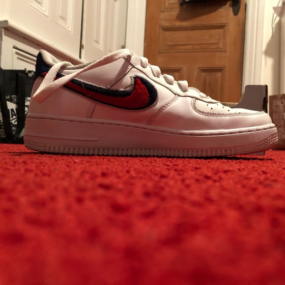 air force 1 fuzzy swoosh